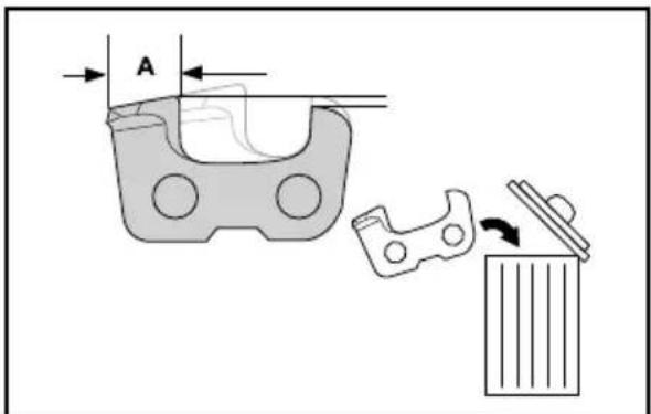 POULAN Pro PP46SZ - To sharpen the cutting teeth - 1