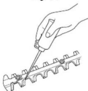Tanaka TCH 22EAP - Cutting blade (Fig. 12, 13) - 2