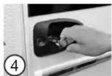 Fendt Diamant 590 SFDSF (2016) - Ouvrir la porte de la caravane de l'extérieur - 5