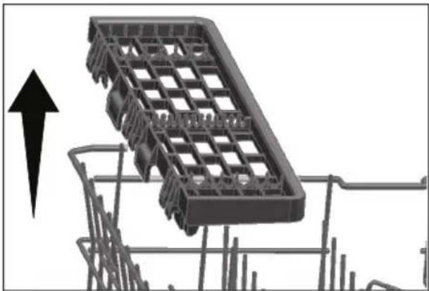 ESSENTIELB ELVI 443f - Support multifonction du panier supérieur - 2