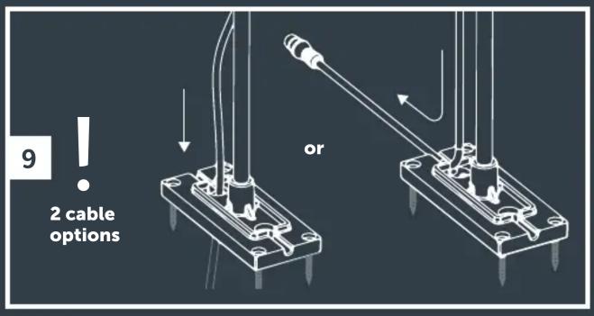 9! 2 cable options or