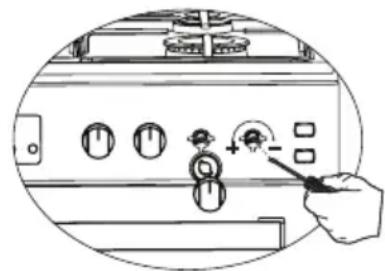 Everglades EVCK048 - Reduced gas flow rate setting for hob taps - 2
