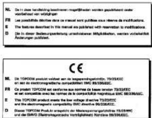 TOPCOM Clip Phone 100 - GARANTIE - 1