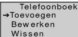 TOPCOM Butler 1800T - Nieuwe naam toevoegen aan het telefoonboek - 2