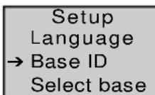 TOPCOM Butler 1800T - Base Set ID - 1