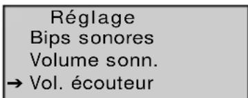 TOPCOM Butler 1800T - Modification du volume du haut-parleur - 1