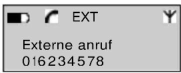 TOPCOM Butler 1800T - Externe Anruf - 2