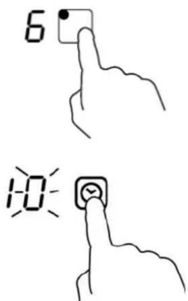 Limit LIKI604 - If the timer is set on one zone: - 1