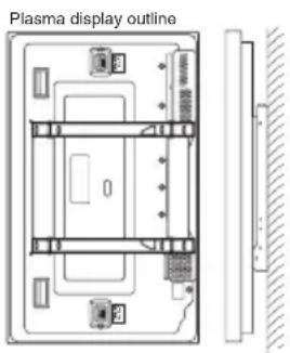 HITACHI 42HDW10 - Using the optional vertical-mount unit (CMPAK14) - 3