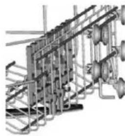 THOMSON TDW 450 WH - Chargement des paniers supérieur et inférieur - 3