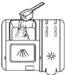 THOMSON TDW 450 WH - Filling the detergent dispenser - 2