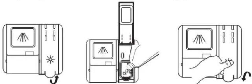 THOMSON TDW 450 WH - Remplissage du distributeur de liquide de rinçage - 1