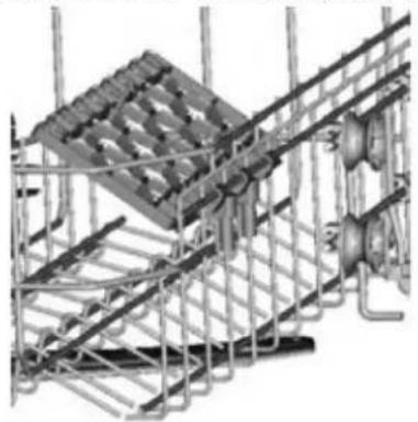 THOMSON TDW 450 WH - De bovenste en onderste korf vullen - 12