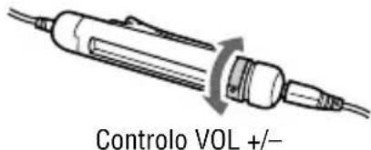 SONY DNE720 - Ajuste o volume rodando o controlo VOL + / - do controlo remoto. - 1