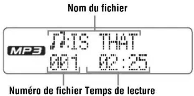 SONY DNE518CK - Pendant la lecture d'un fichier MP3 - 1