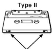SONY TCWE405 - To record on a tape with a missing record-protect tab - 2