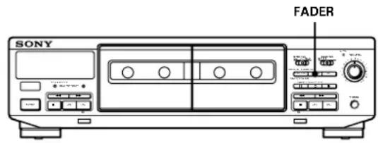 SONY TCWE405 - Fading In and Out (Fader) - 1