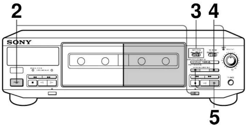SONY TCWE405 - Recording on a Tape - 1