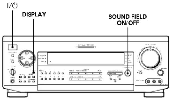 SONY STRDE925 - Annulation de la mémoire de l'amplitur - 1