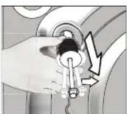 BEKO WTE 6511 BW - Removing the transportation locks - 2