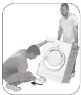 BEKO WTE 6511 BW - Removing packaging reinforcement - 1