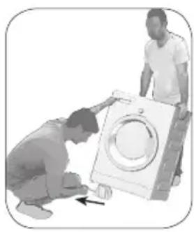 BEKO WTE 6511 BW - Retrait des renforts de conditionnement - 1