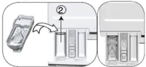 BEKO WTE 6511 BW - Si le produit contient un réservoir pour lessive liquide: - 1