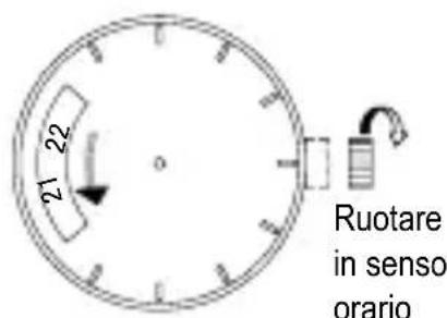 ORIENT Contemporary FA06003Y - Come regolare l'indicatore delle 24 ore - 2