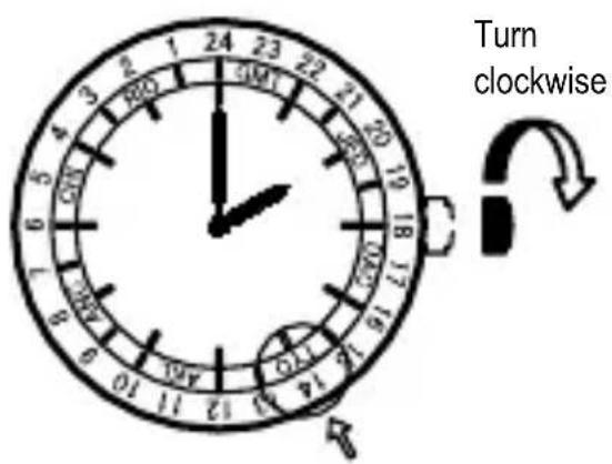 ORIENT Contemporary FA06003Y - Models on which times are indicated on the rotating indicator ring - 3