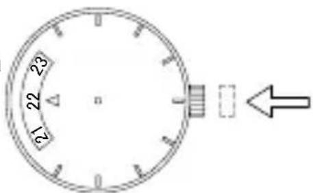 ORIENT Contemporary FA06003Y - Comment régler l'indicateur 24 heures - 3