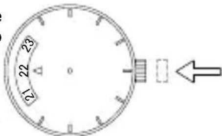 ORIENT Contemporary FA06003Y - Come regolare l'indicatore delle 24 ore - 3