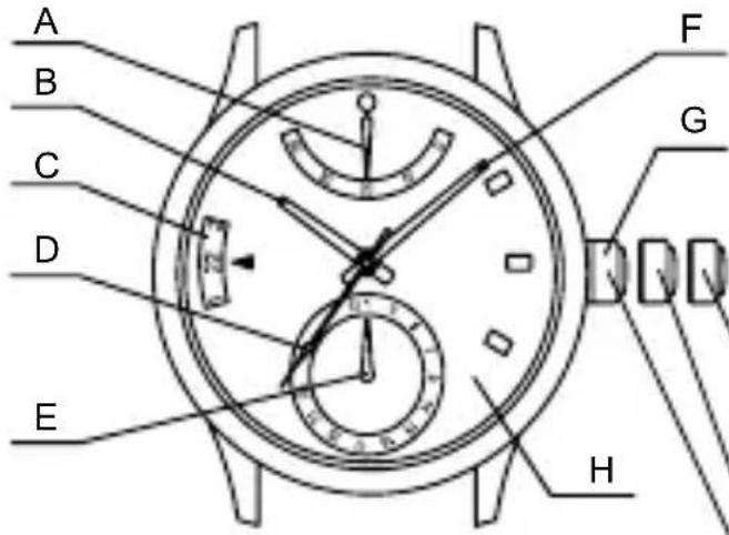 ORIENT Contemporary FA06003Y - NOME E FUNZIONI DELLE PARTI - 1