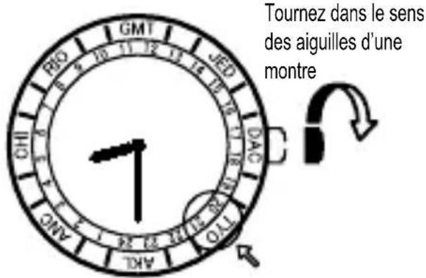 ORIENT Contemporary FA06003Y - Modèle où les heures sont indiquées sur la bague indicatrice rotative - 2