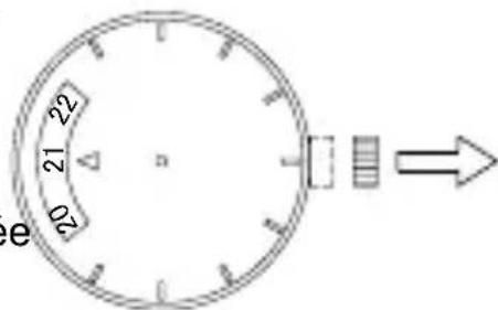 ORIENT Contemporary FA06003Y - Comment régler l'indicateur 24 heures - 1