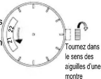 ORIENT Contemporary FA06003Y - Comment régler l'indicateur 24 heures - 2