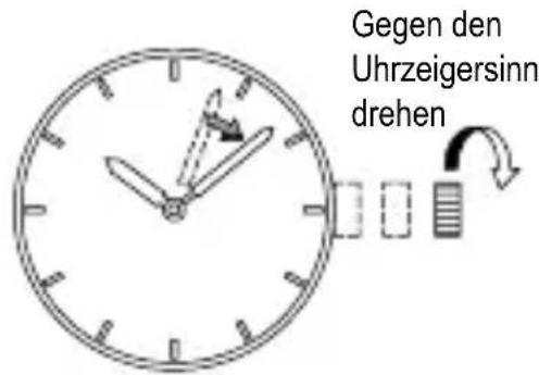 ORIENT Contemporary FM01001W - EINSTellen DER UHRZEIT [EZ(46J), FD(46N), FM(46U)] - 2