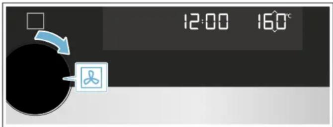 SIEMENS CM585AMS0W - Setting the heating function and temperature stepping the appliance from heating - 1