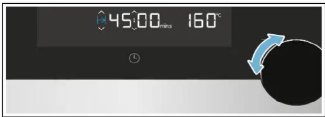 SIEMENS CM585AMS0W - Setting a cooking time - 2