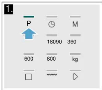 SIEMENS BE525LMS0W - Setting a programme - 1
