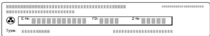 SIEMENS BE525LMS0W - E number and FD number - 1