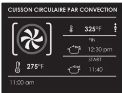 Fulgor Milano FCMO 4507 TM WH - Pour retarder le démarrage d'un mode temporisé - 1