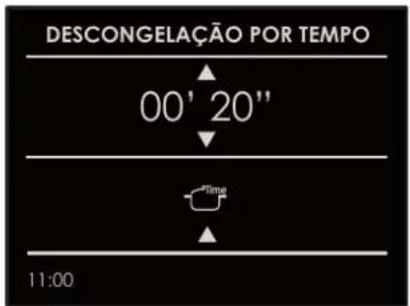 Fulgor Milano FCMO 4507 TM WH - Função de descongelamento temporizado - 1