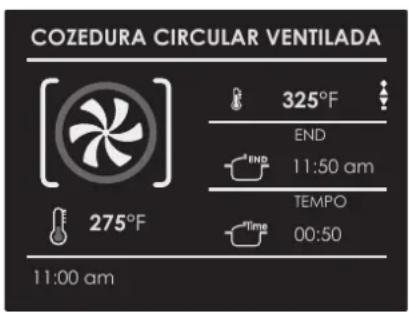 Fulgor Milano FCMO 4507 TM WH - Para definir um modo temporizado - 1