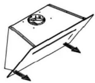 Fulgor Milano FCH 600 X - INSTRUCTIONS POUR L'UTILISATION, L'ENTRETIEN ET L'INSTALLATION DE LA HOTTE. - 5