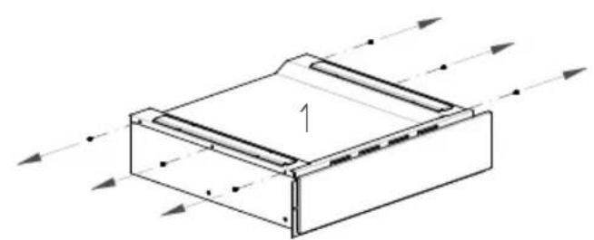Fulgor Milano FWC 4522 TC X - EINBAUSERI HOCHSCHRANK (Einbau in einem Kuchenelement) - 9