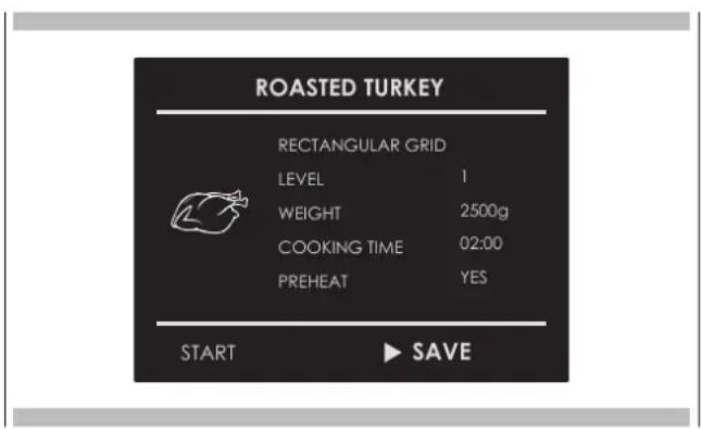 Fulgor Milano FCMO 4507 TM X - Saving a personalized recipe: - 3