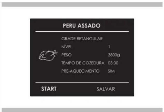 Fulgor Milano FCMO 4507 TM X - Seleciona umareceita ja definida: - 1