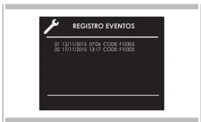Fulgor Milano FCMO 4507 TM X - Registrar de eventos - 1