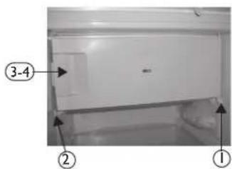 BAUKNECHT KR 1883 A2+ - Reversing the Inside Compartment Door Swing - 3