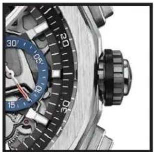 ZENITH Defy El Primero 21 49.9000.900478.R782 - 4→Cómo SE AJUSTA LA HORA - 1